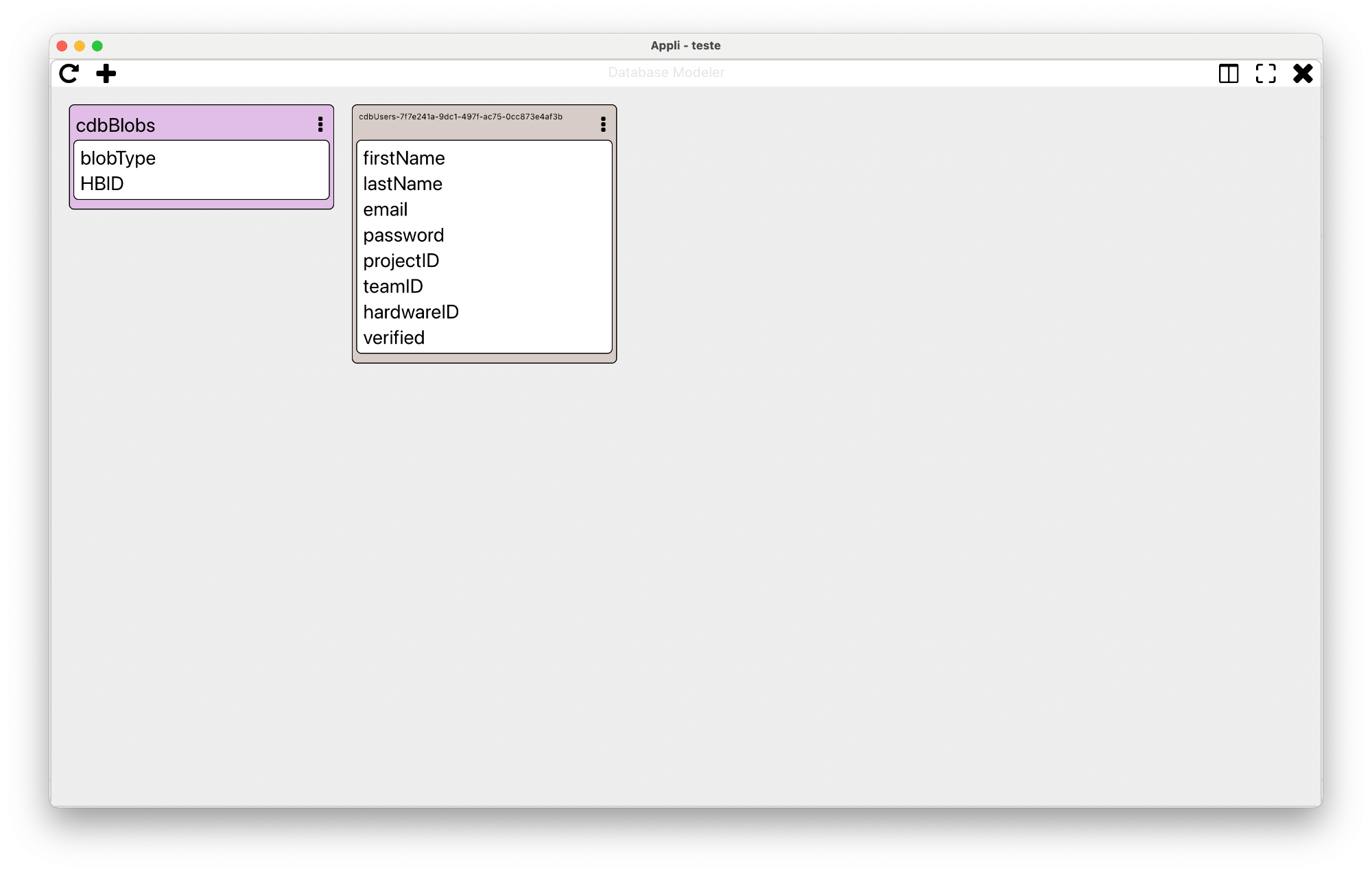 How to view the cdbUser table