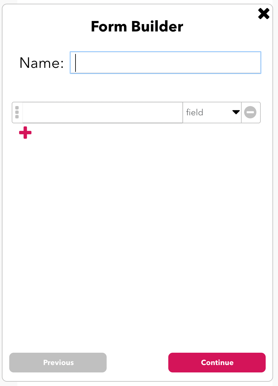 Editing form fields